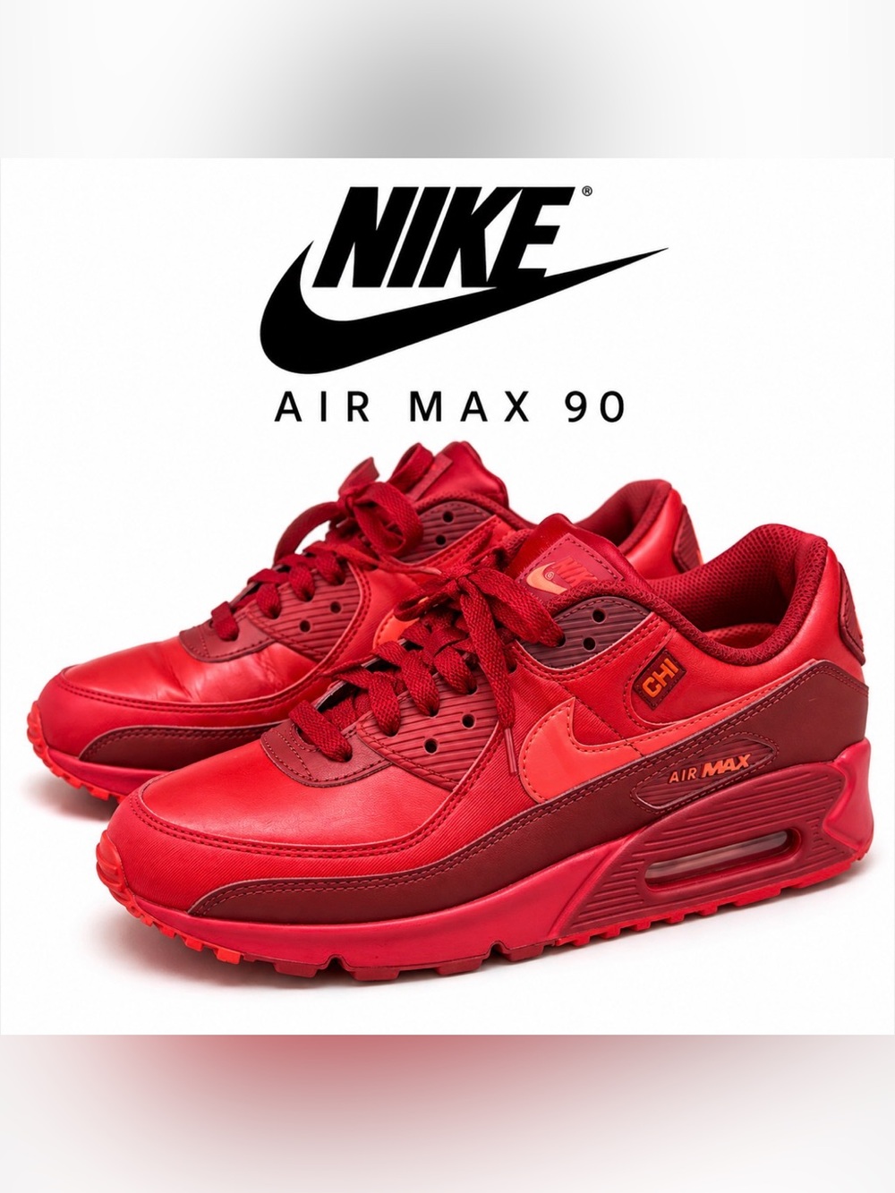Nike Air Max 90 Chicago Red Sneakers City Special